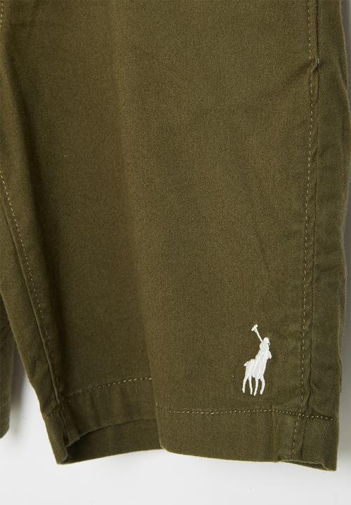 POLO - Boys chino short - olive