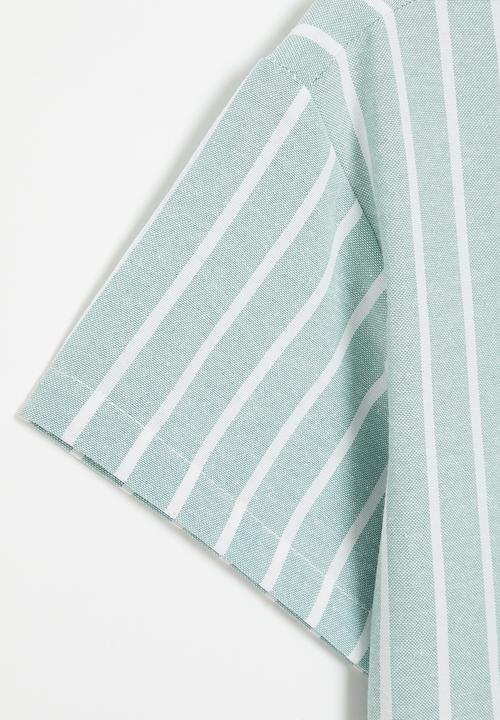 Pop Candy - Stripe shirt - blue & white
