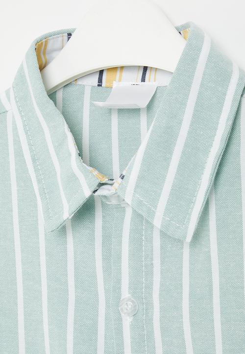 Pop Candy - Stripe shirt - blue & white