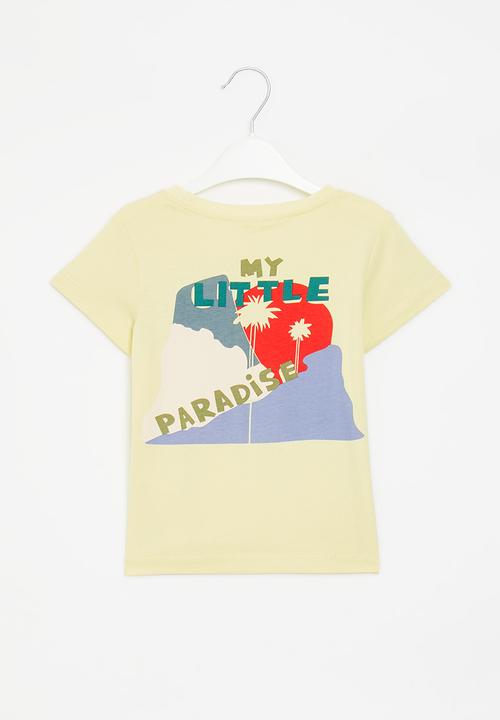 Pop Candy - Printed tee - yellow