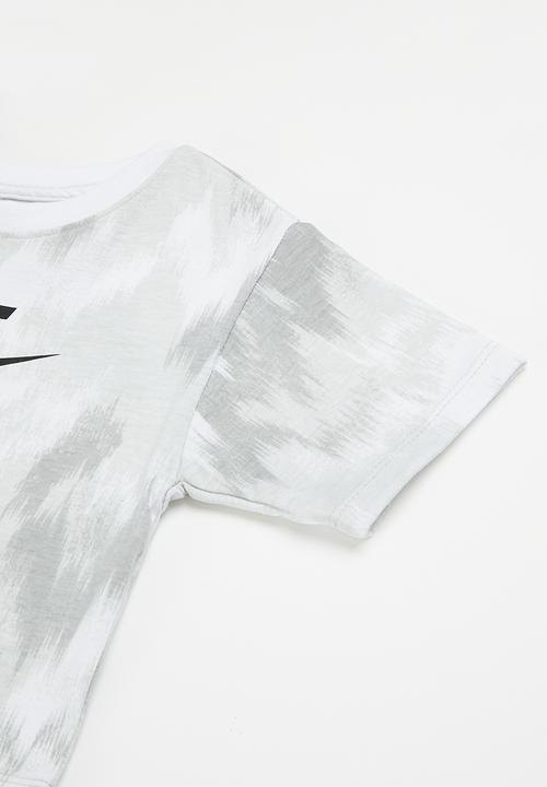 Nike - Nkg boxy tee & bike short set - black & grey