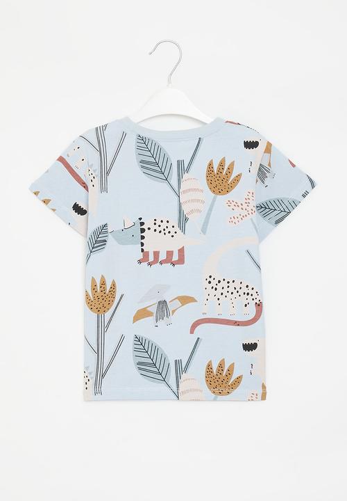 Pop Candy - Boys round neck short sleeve tee - blue