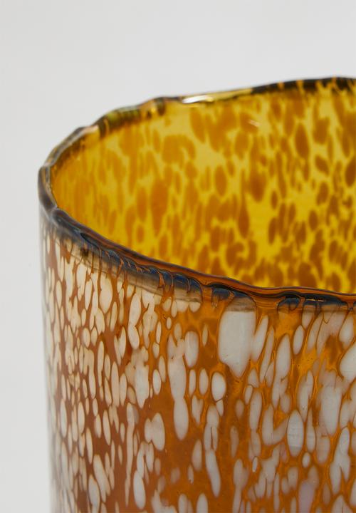 Sixth Floor - Speckled glass vase - multi