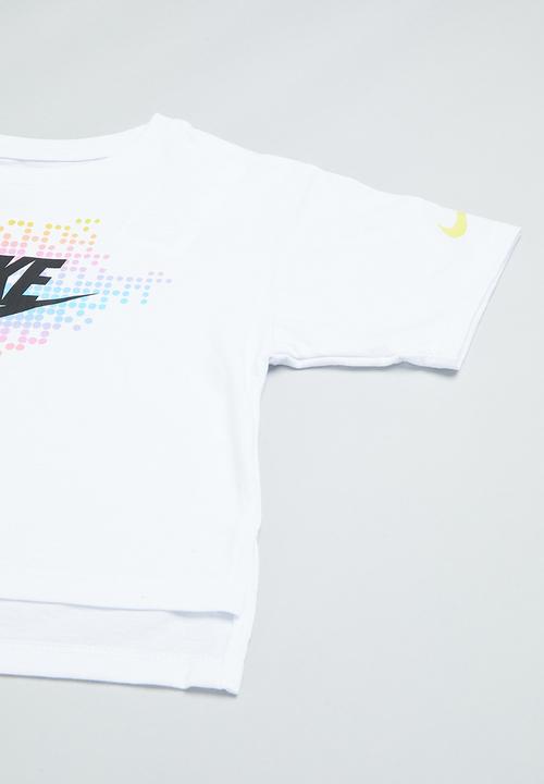 Nike - Nkg aop bike short set - white & black