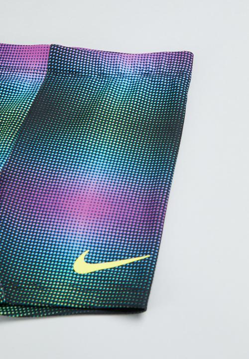 Nike - Nkg aop bike short set - white & black