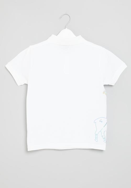 POLO - Girls short sleeve golfer - white