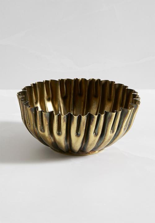 Sixth Floor - Ava trinket tray set of 2 - brass