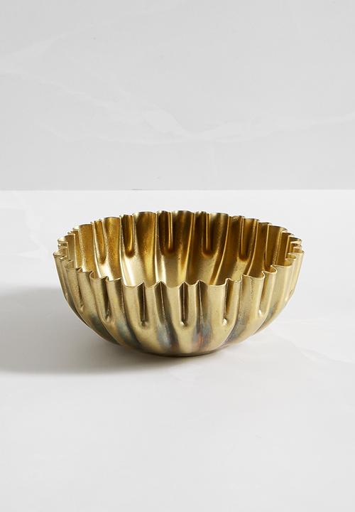 Sixth Floor - Ava trinket tray set of 2 - brass