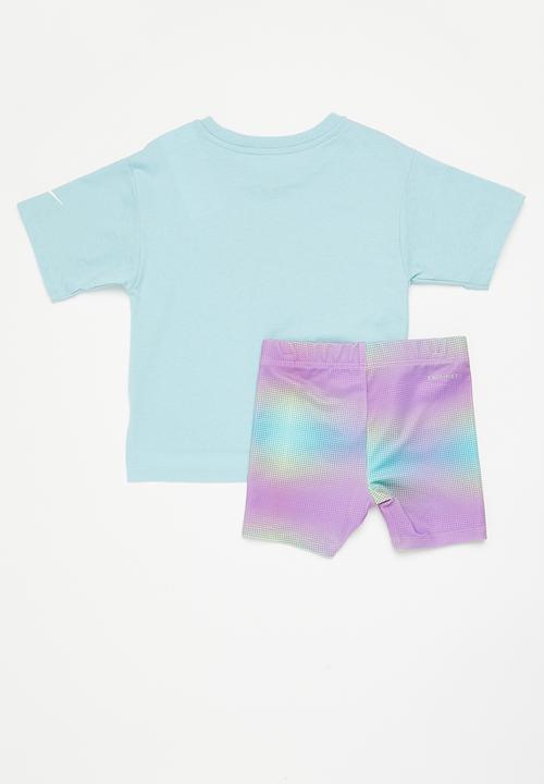 Nike - Nkg aop bike short set - rush fuchsia