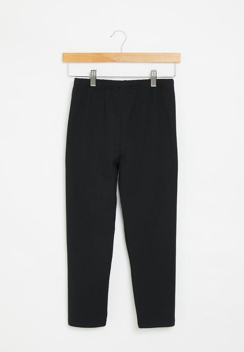 POLO - Girls cropped legging - black