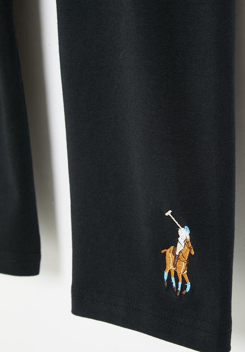 POLO - Girls cropped legging - black