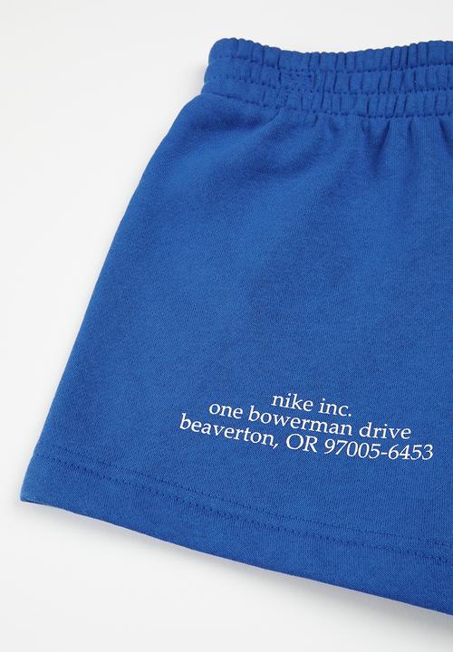Nike - Nkn n nsw hbr icon short set - game royal