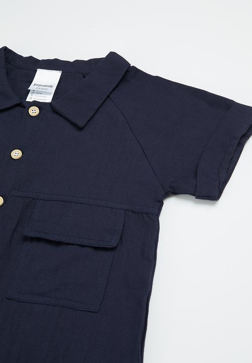 Pop Candy - Golfer romper - navy