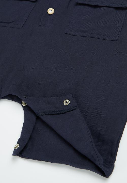 Pop Candy - Golfer romper - navy