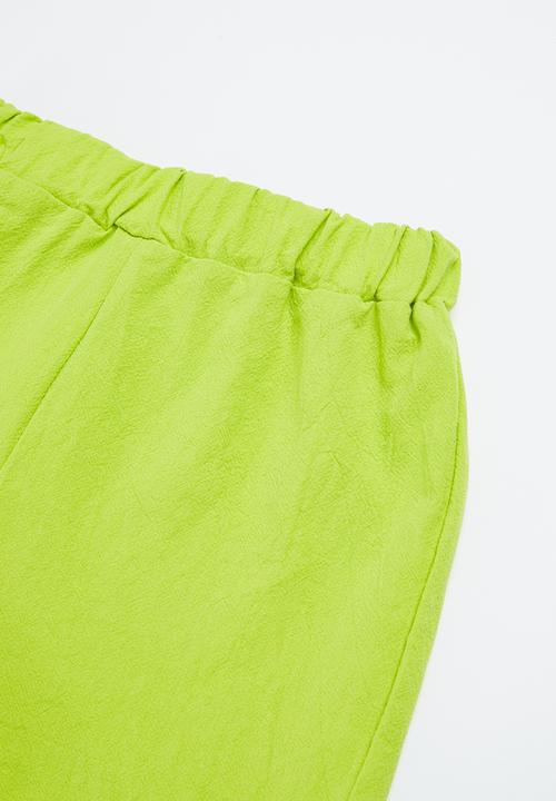 Pop Candy - Boys short and shirt set - green