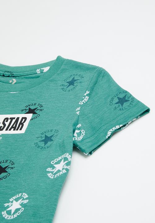 Converse - Sport core + short set - black & green
