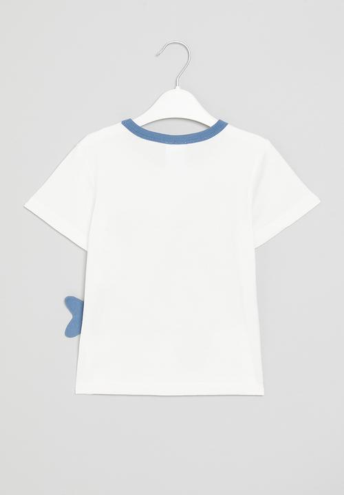 Pop Candy - Shark tee - white