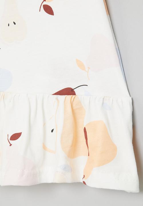 Pop Candy - Girls tiered top - white multi 
