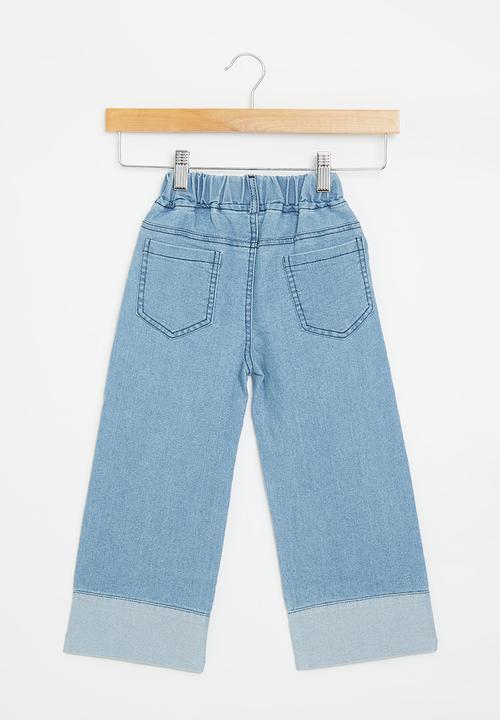 Pop Candy - Wide leg jeans - blue