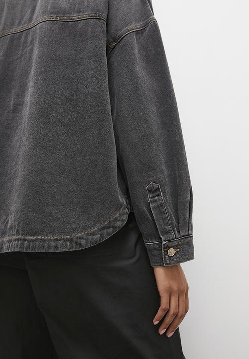 Blake - Denim overshirt - black