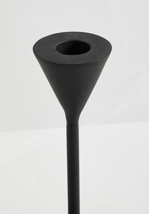Sixth Floor - Frank candle holder - black