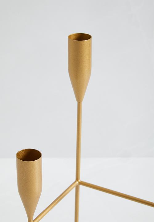 Sixth Floor - Bonnie candle holder - gold