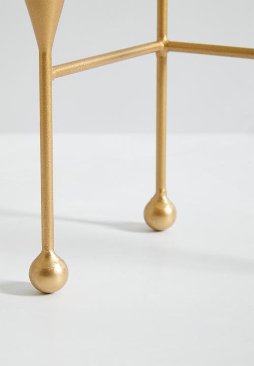 Sixth Floor - Bonnie candle holder - gold
