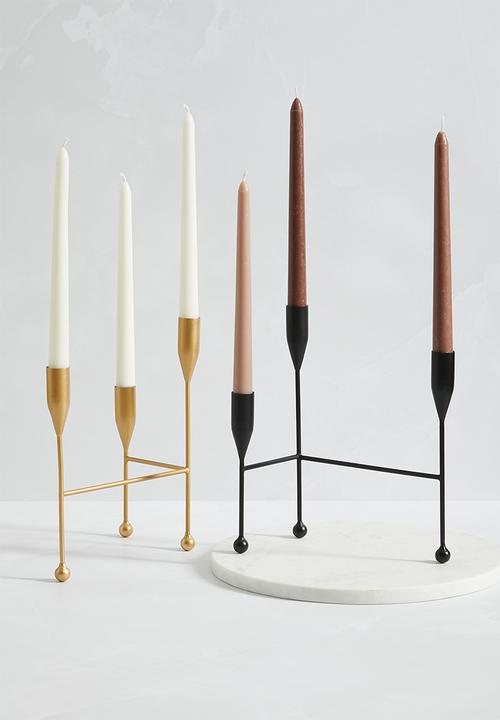 Sixth Floor - Bonnie candle holder - gold
