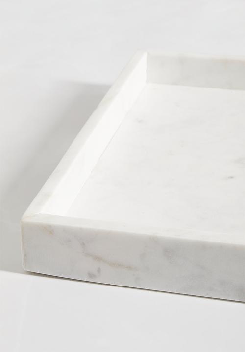 Sixth Floor - Panther drinks tray - white