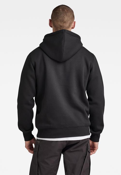 G-STAR - Autograph hooded dry ashor sweat - dk black