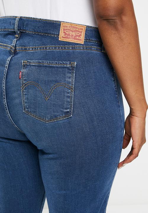 Levi’s® - Curvy hirise super skinny - lapis decibel