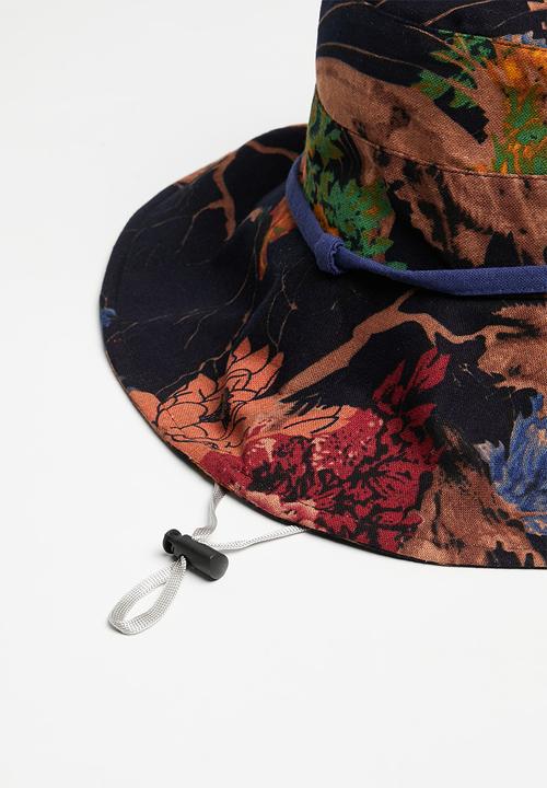 Superbalist - Lacey floral bucket hat - multi