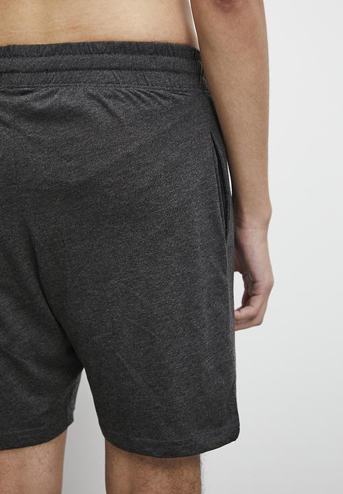 Superbalist - Knitted regular lounge shorts - charcoal