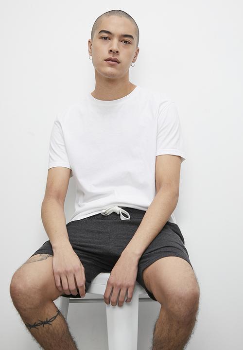 Superbalist - Knitted regular lounge shorts - charcoal