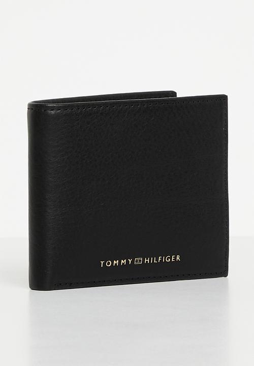 Tommy Hilfiger - Th prem leather mini cc wallet - black