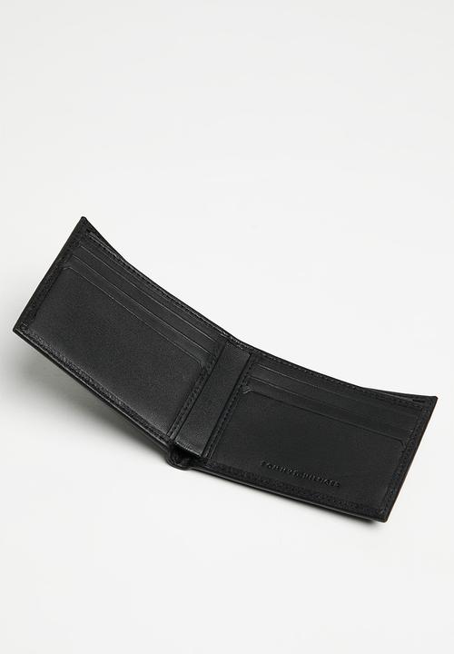 Tommy Hilfiger - Th prem leather mini cc wallet - black