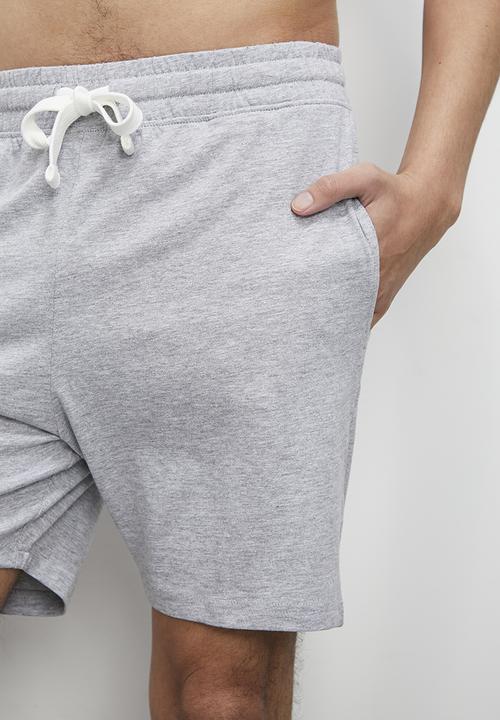 Superbalist - Knitted regular lounge short - grey melange