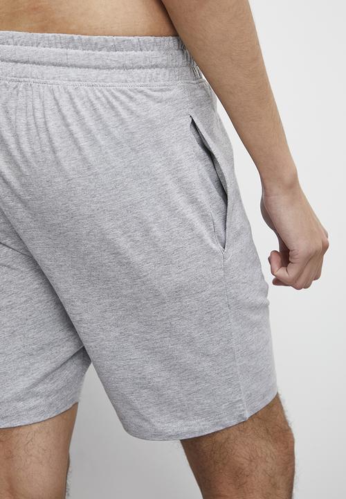 Superbalist - Knitted regular lounge short - grey melange