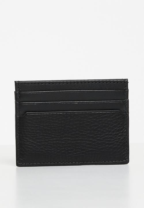 Tommy Hilfiger - Th premium leather cc holder - black