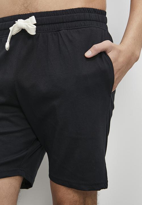 Superbalist - Knitted regular lounge short - black