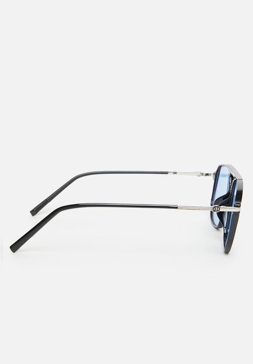 Superbalist - Salmon avaitor sunglasses - blue/black
