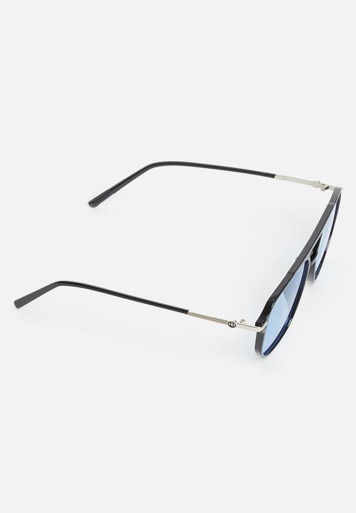 Superbalist - Salmon avaitor sunglasses - blue/black