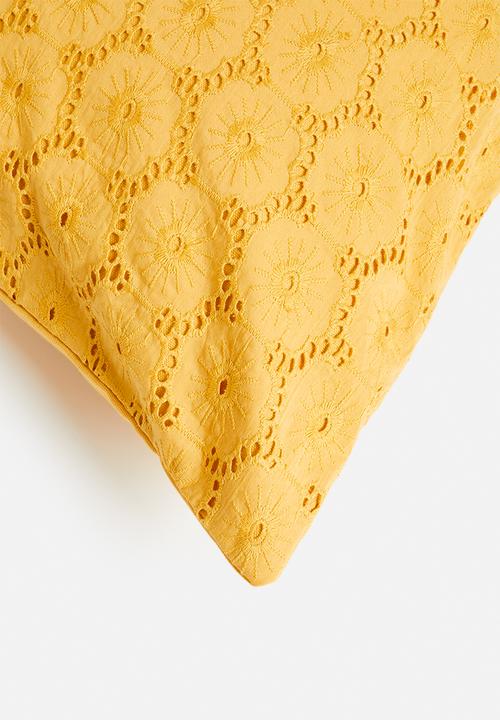 Sixth Floor - Belle cushion cover - yellow