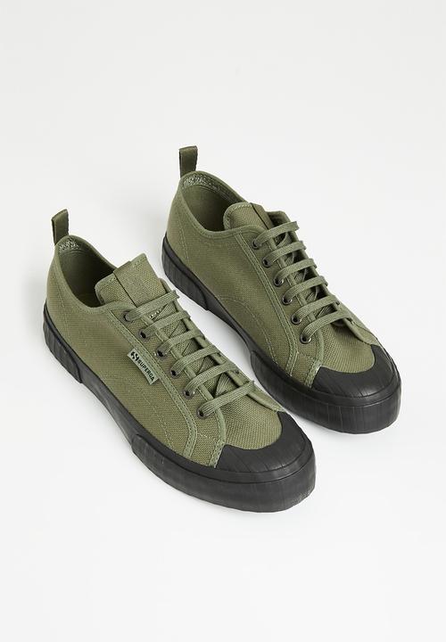 SUPERGA - Superga - green sherwood & black 
