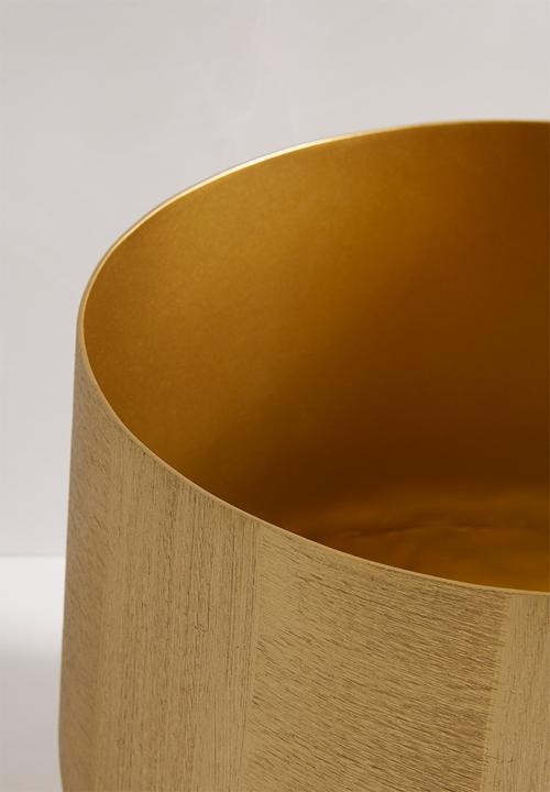 Sixth Floor - Alu planter - gold