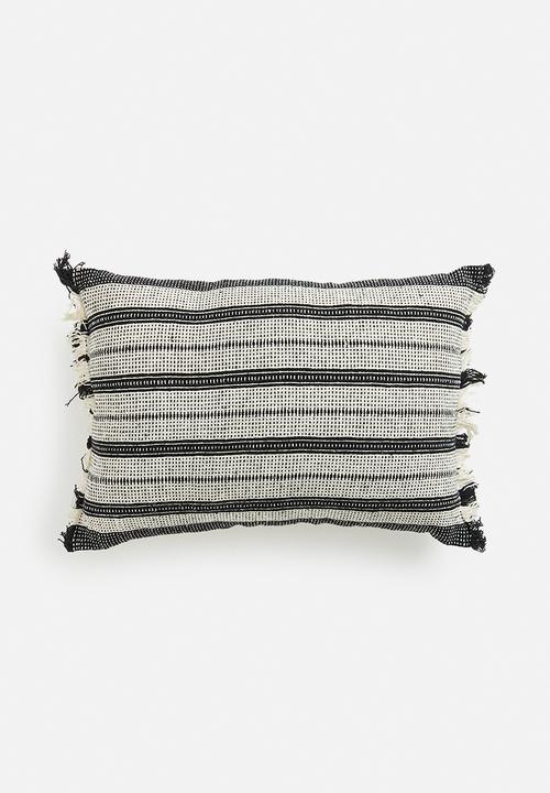 Sana cushion cover - neutral & black