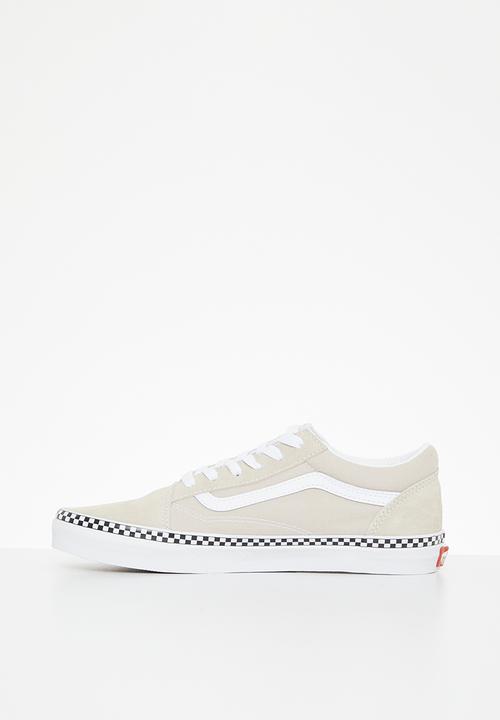 Vans - Jn old skool -  checkerboard foxing french oak