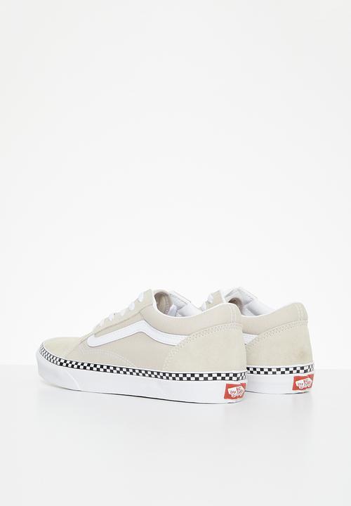 Vans - Jn old skool -  checkerboard foxing french oak