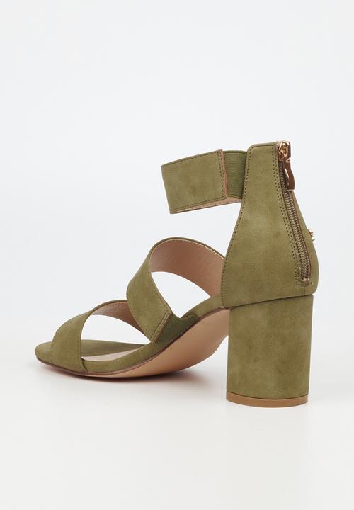 Butterfly Feet - Skyler 1 block heel - olive