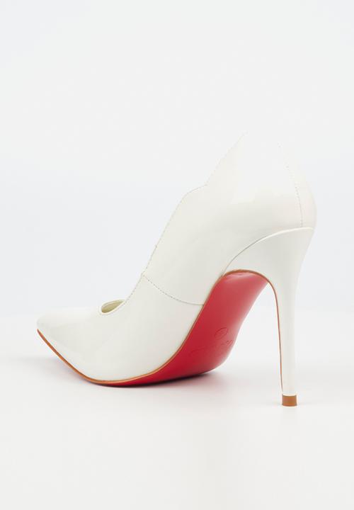Miss Black - Lola 1 court heel - white